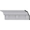 Ekena Millwork 6 1/8"H x 5 3/8"P x 8 1/8"F x 94 1/2"L, (6 1/4" Repeat), Crendon Crown Moulding MLD06X05X08CR - alternate 1